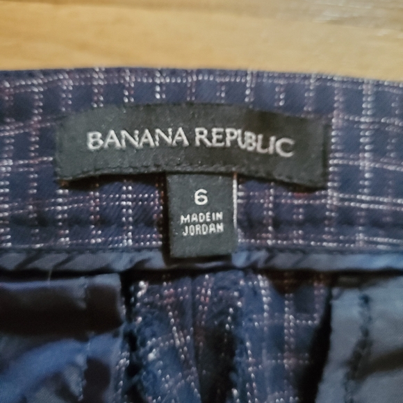 Banana Republic plaid sailor style pants - Picture 3 of 5
